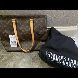 Pre-Loved authentic Louis Vuitton Cabas Mezzo purse